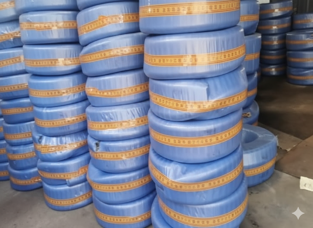 Jumbo Blue Hose Rolls (Stock)